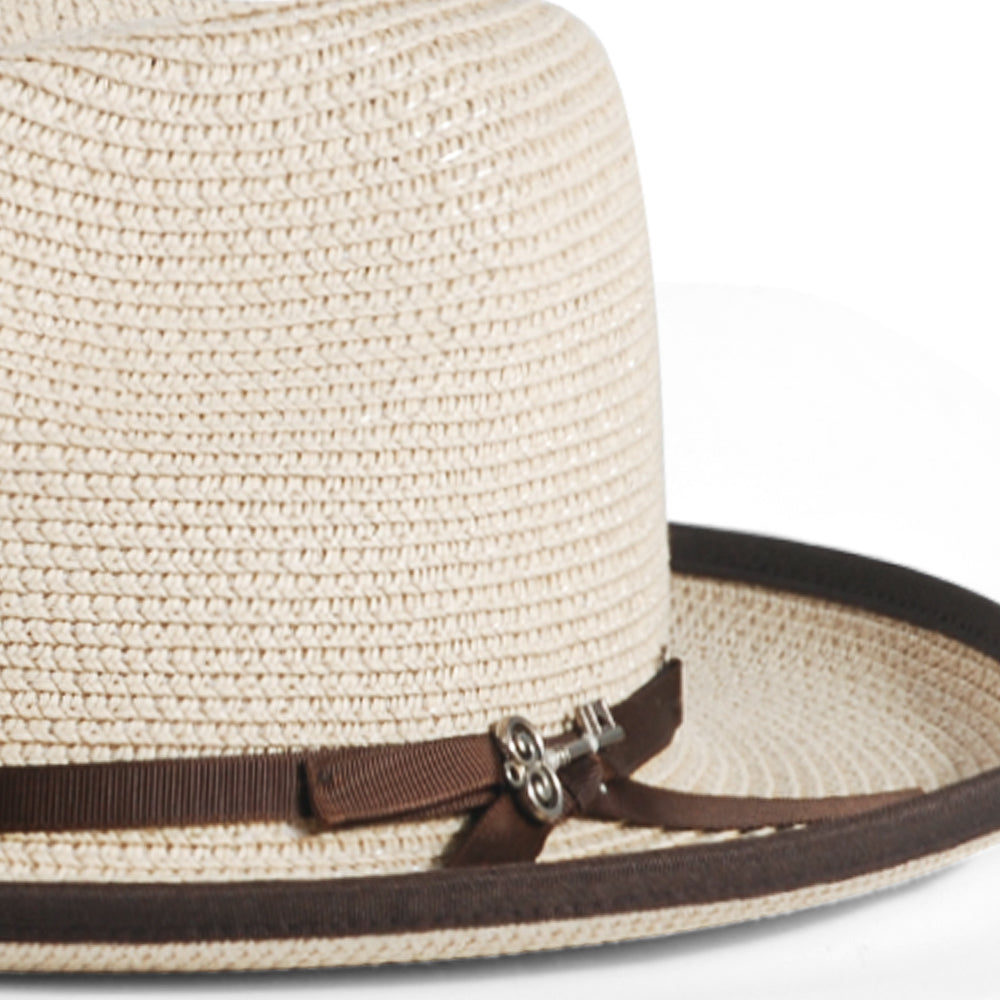 OTRHATS-Fedora-Straw-White-Stratoliner-Hemp-detail